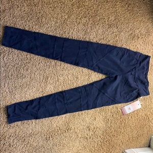 Navy blue Sun and Shadow fashion leggings